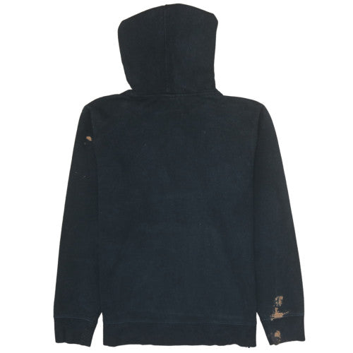 The North Face Men's Black Hoodie Medium Pullover Graphic Logo