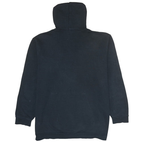 Adidas Men Black 2XL Pullover Hoodie Fleece Logo Sportswear