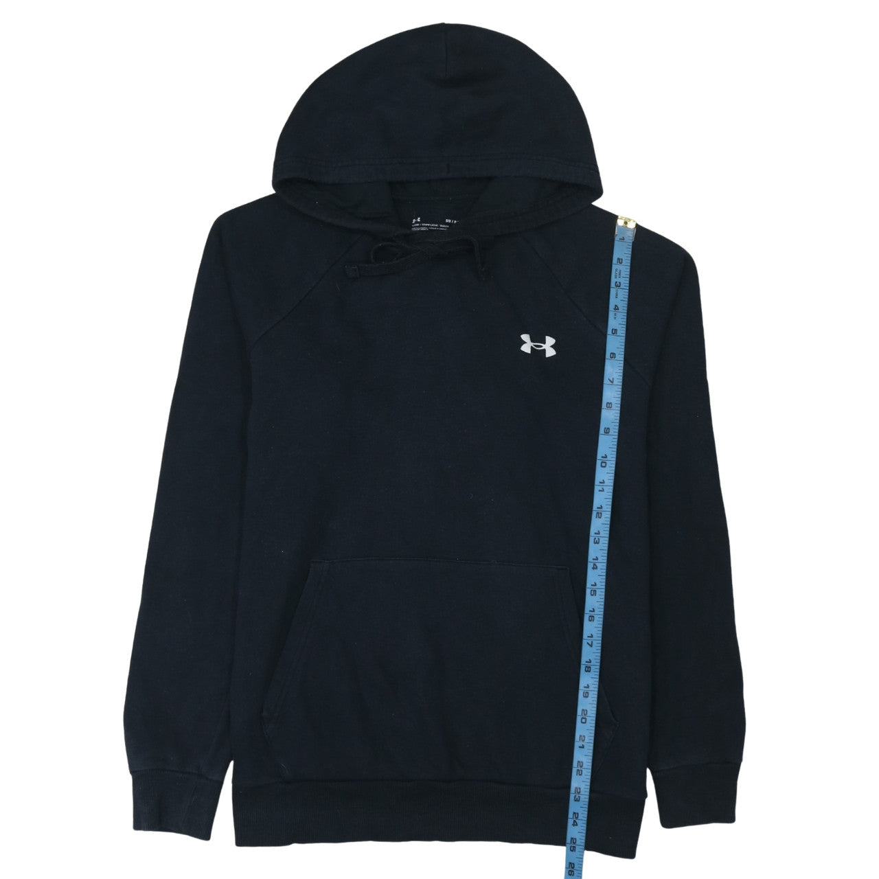 Under Armour Men's Black Small Pullover Hoodie Fleece Sweatshirt