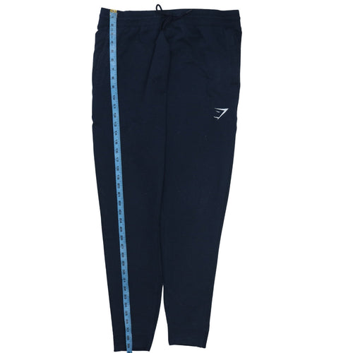 Gymshark Men's Black Jogger Trousers L Regular Fit Fleece