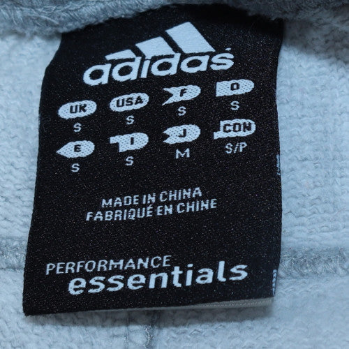Adidas Men Grey Track Pants Size S Regular Fit Performance Essentials