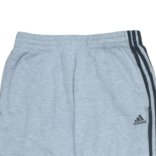 Adidas Men Grey Track Pants Size S Regular Fit Performance Essentials
