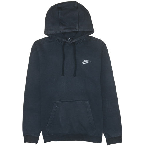 Nike Men's Black Pullover Hoodie M Regular Fit Fleece Sweatshirt