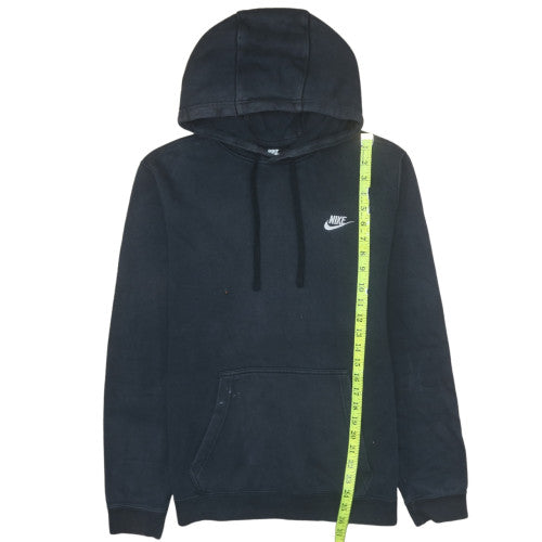 Nike Men's Black Pullover Hoodie M Regular Fit Fleece Sweatshirt