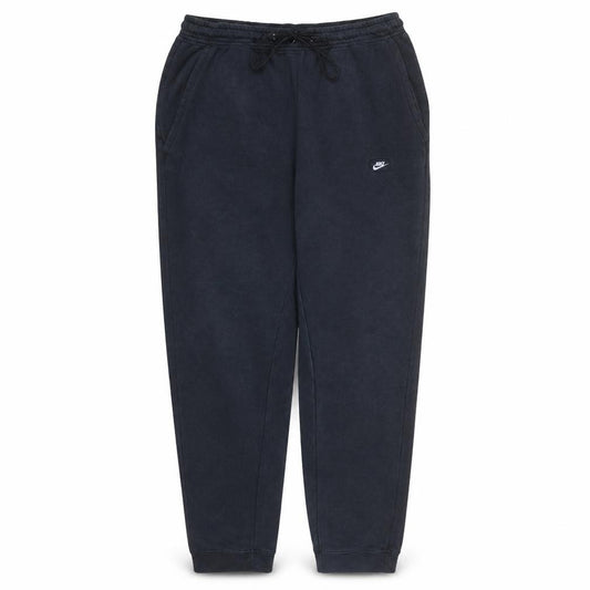 Front view of Nike Men's Black Fleece Jogger Sweatpants Medium Regular Fit