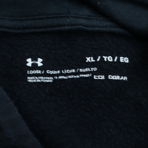 Under Armour Men's Black XL Pullover Fleece Hoodie ColdGear