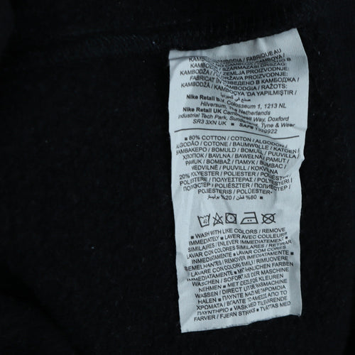 Nike Men’s Black XS Fleece Joggers with Logo Sportswear