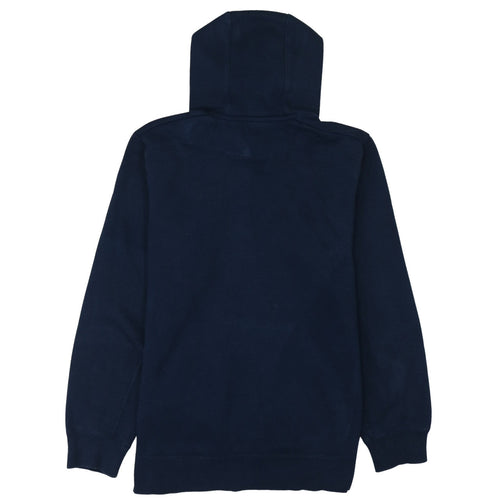 Adidas Men Blue Pullover Hoodie M Sports Fleece Sweatshirt