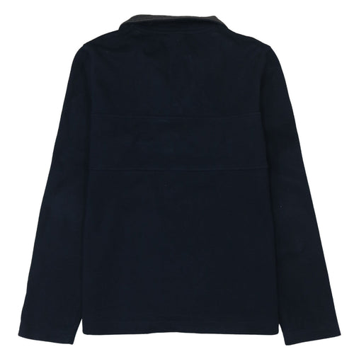 Napapijri Men's Blue 1/4 Zip Pullover Sweatshirt S