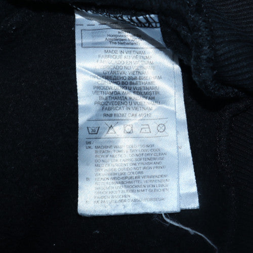 Adidas Men's Black Pullover Hoodie Small Skateboarding Logo Fleece