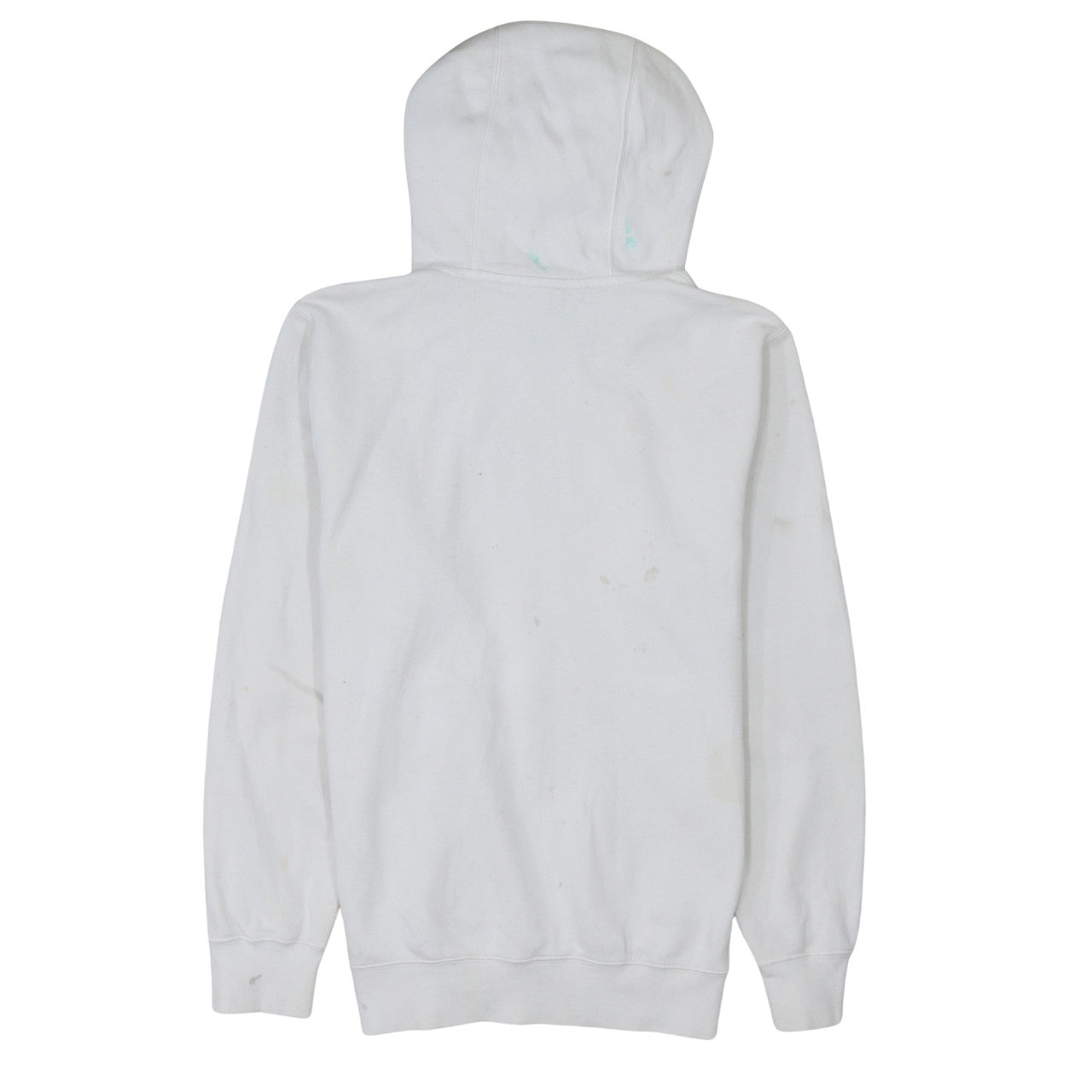 Nike Mens White Pullover Hoodie XS Fleece Sports Logo Hooded