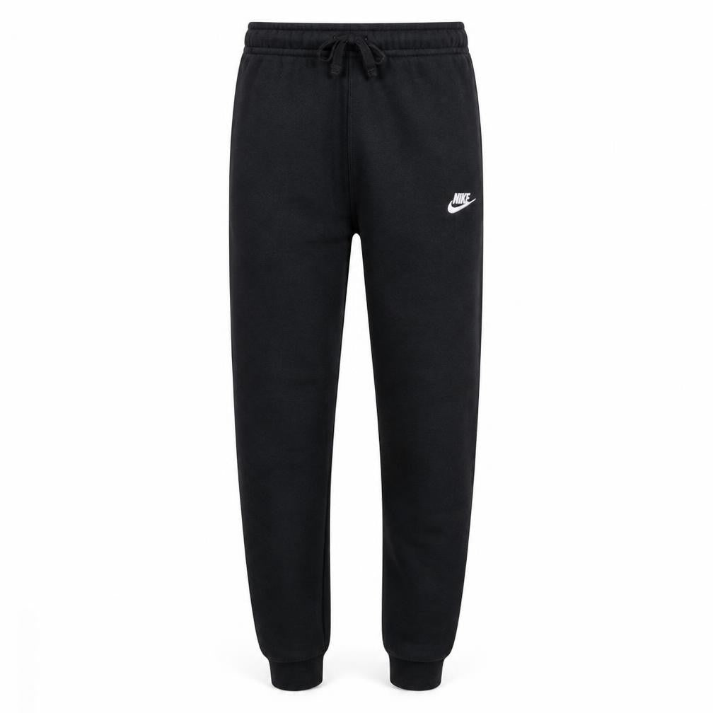 Nike Men's Black Fleece Jogger Trousers Size M Regular Fit