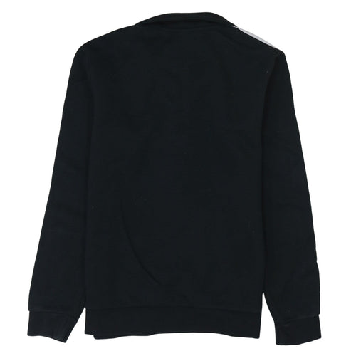 Adidas Women's Black 1/2 Zip Pullover Sweatshirt Size 12-14