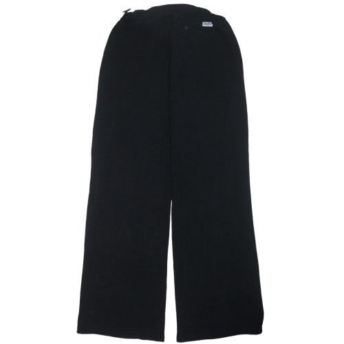 Ellesse Womens Black Wide-Leg Sweatpants Size 12 Regular Fit