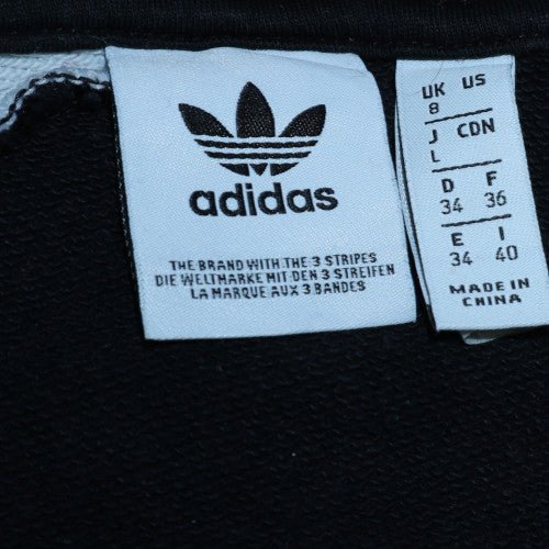 adidas Mens Black Green Grey Pullover Hoodie L Fleece Logo Sportswear