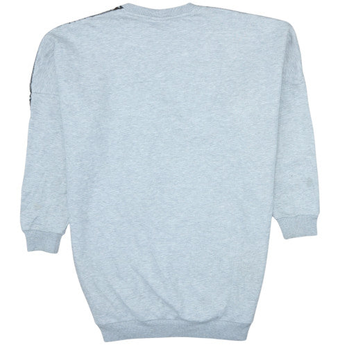 Umbro Men's Grey Logo Tape Pullover Sweatshirt Size S