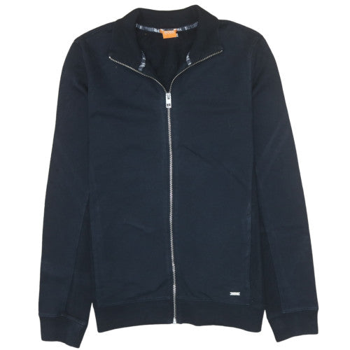 Hugo Boss Men's Black Full Zip Sweatshirt Size M Mock Neck