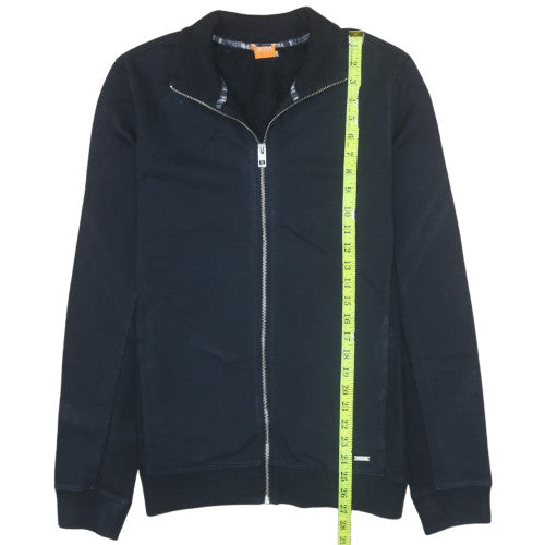 Hugo Boss Men's Black Full Zip Sweatshirt Size M Mock Neck
