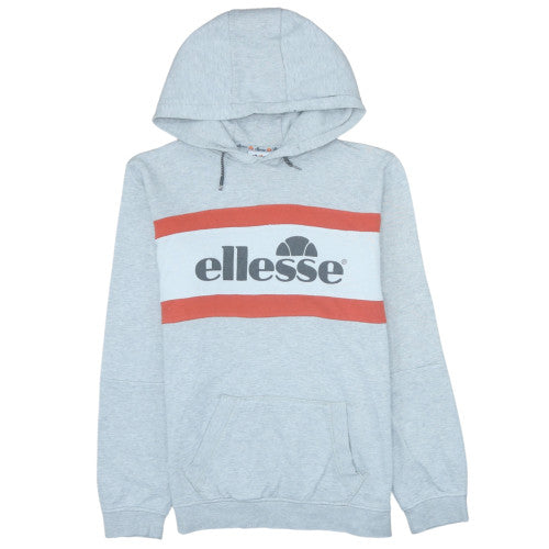 Ellesse Boys Grey Pullover Hoodie 16 Years Logo Fleece Sweatshirt