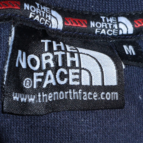The North Face Mens Blue Medium Pullover Sweatshirt Crew Neck Logo