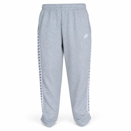 Front view of Nike Men's Grey Jogger Fleece Activewear Trousers, size L