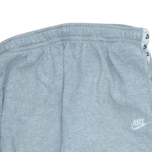 Nike Men's Grey Jogger Fleece Activewear Trousers Size L