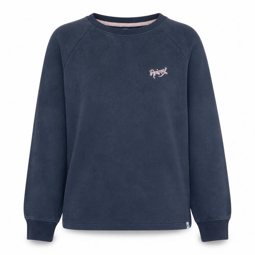 Animal Womens Navy Blue Crew Neck Sweatshirt Size 8 Cotton Blend