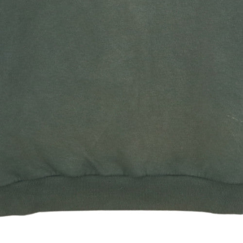 adidas Men's Green Pullover Sweatshirt M Crew Neck Logo Sports