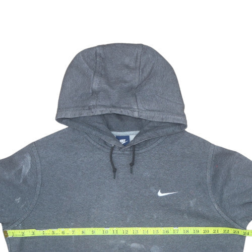 Nike Men's Grey Pullover Hoodie L Regular Fit Fleece