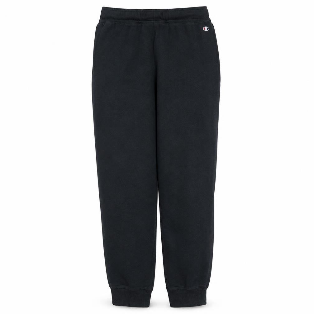 Champion Boys Black Jogger Sweatpants M Cotton Blend Fleece Activewear