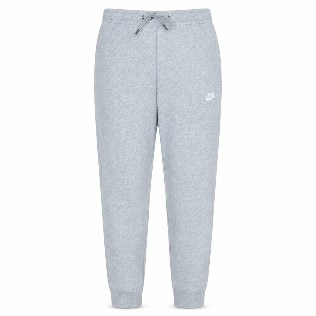 Front view of Nike Men's Grey Jogger Sweatpants M Regular Fit Fleece Activewear