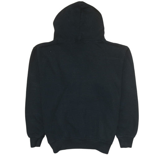 Adidas Mens Black Large Pullover Hoodie with Logo Fleece