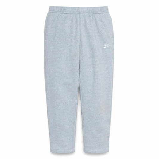 Front view of Nike Men's Grey Fleece Sweatpants L Regular Fit Elastic Waist