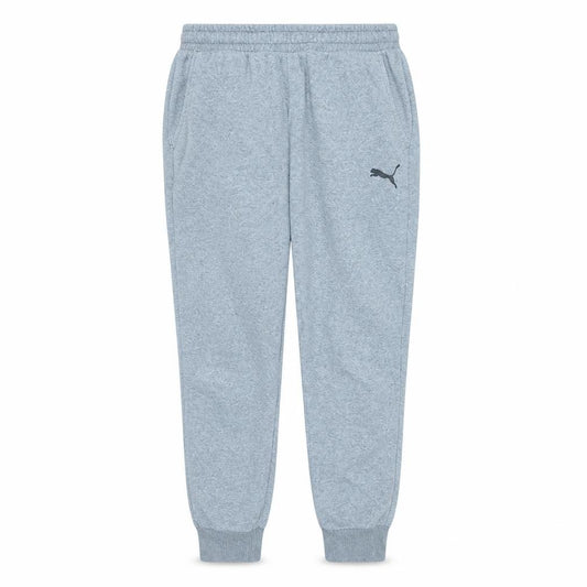 Front view of Puma Men's Grey Jogger Sweatpants L Regular Fit Activewear