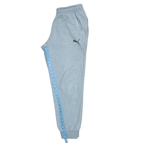 Puma Men's Grey Jogger Sweatpants L Regular Fit Activewear