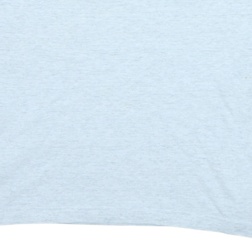 Vintage BOSS America Men's Grey Logo T-Shirt Size L Cotton