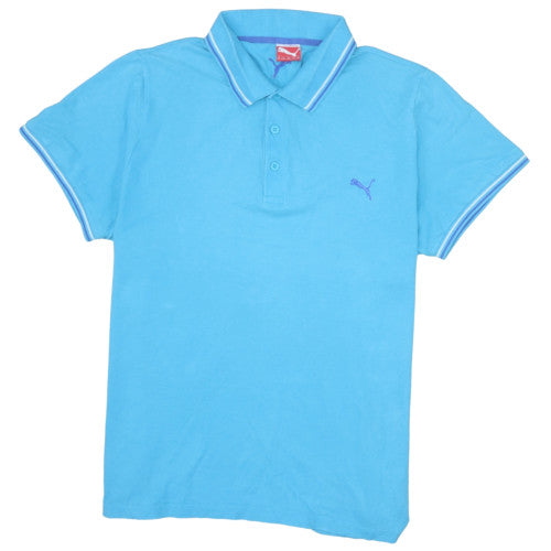 Puma Men's Blue Short Sleeve Polo Shirt Size 3XL Classic Fit
