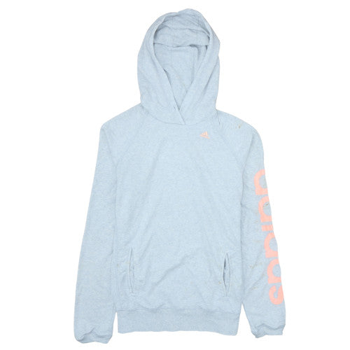 Adidas Women’s Light Blue Pullover Hoodie Size S Climalite