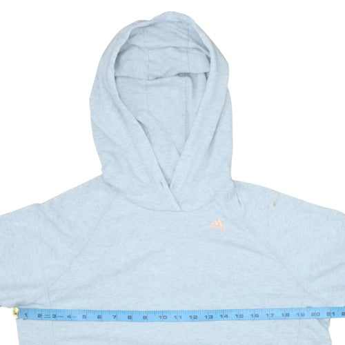 Adidas Women’s Light Blue Pullover Hoodie Size S Climalite