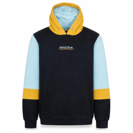 Front view of Nautica Competition Men's Multicoloured Pullover Hoodie L Sports Style