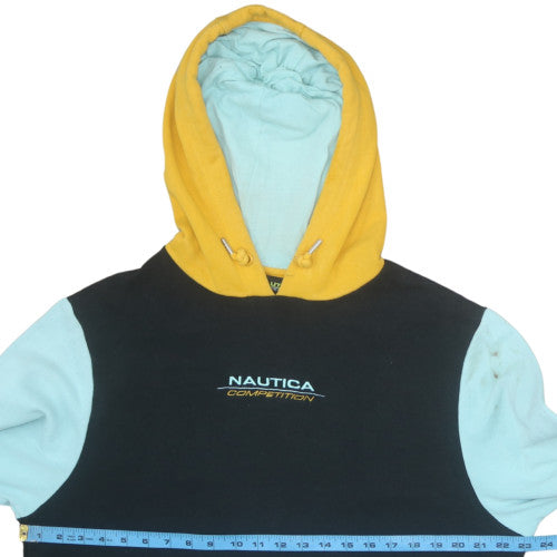 Nautica Competition Men's Multicoloured Pullover Hoodie L Sports Style