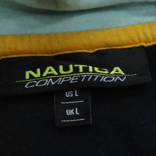 Nautica Competition Men's Multicoloured Pullover Hoodie L Sports Style