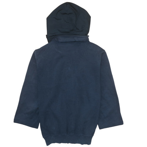 Hugo Boss Men's Blue Full Zip Fleece Hoodie XL Regular Fit