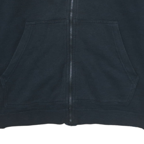 Nike Men's Black XL Full Zip Hoodie with Logo