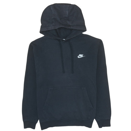Nike Men's Black Pullover Hoodie M Regular Fit Fleece Sweatshirt