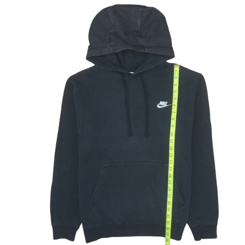 Nike Men's Black Pullover Hoodie M Regular Fit Fleece Sweatshirt