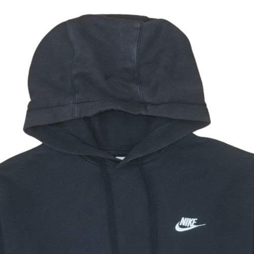 Nike Men's Black Pullover Hoodie M Regular Fit Fleece Sweatshirt