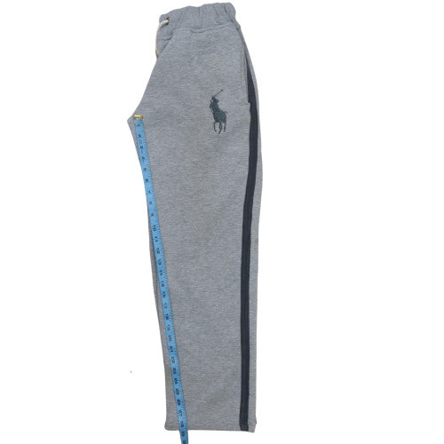 Ralph Lauren Men's Grey Sweatpants M Regular Fit Drawstring Fleece
