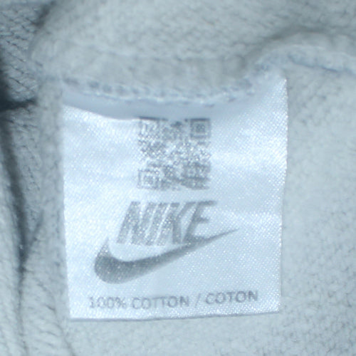 Nike Men's Grey XL Pullover Hoodie Cotton Sportswear