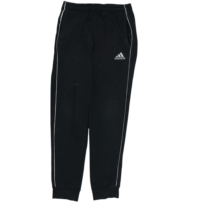 Adidas Men’s Black Track Pants S Regular Fit Fleece Joggers